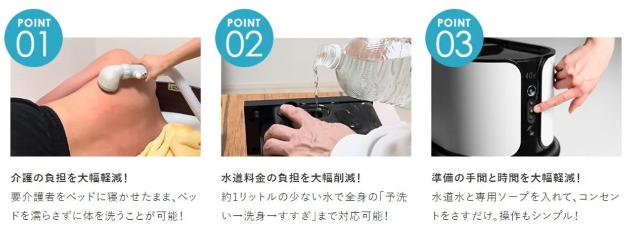 【スタートセット】介護用洗身用具 switle BODY専用ソープ付き